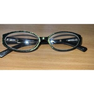 Michael Simon Green Snake Print Glasses Frames MS 07 MS 07-51-16-140 Col. 5020